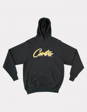 Black Corteiz Allstarz Hoodie | 9326IAXLU