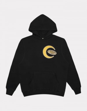Black Corteiz Crescent Hoodie | 2697SDGHF