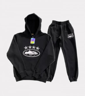 Black Corteiz Crtz Tracksuits | 3107WKQPZ
