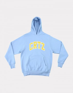 Blue Corteiz Dropout Baby Hoodie | 3189JWMQU