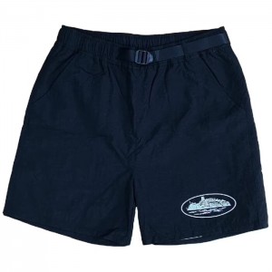 Blue Corteiz Nylon Litework Shorts | 3489JGFLA