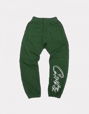 Green Corteiz Dropout Joggers | 7465WLNFX