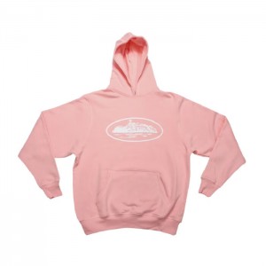 Pink Corteiz Alcatraz Hoodie | 0487SXCET