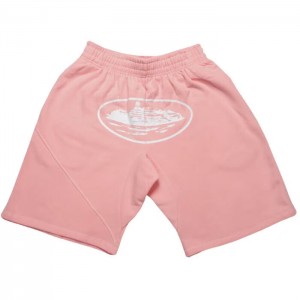 Pink Corteiz Alcatraz Shorts | 3195YKDNG