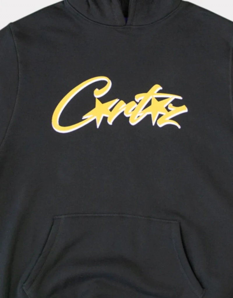 Black Corteiz Allstarz Hoodie | 9326IAXLU