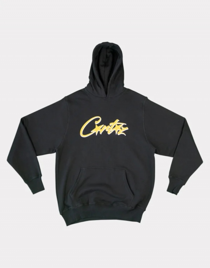 Black Corteiz Allstarz Hoodie | 9326IAXLU