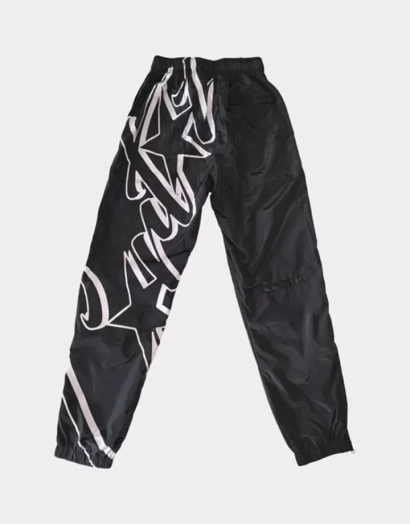 Black Corteiz Big Logo Joggers | 8356VCQAH