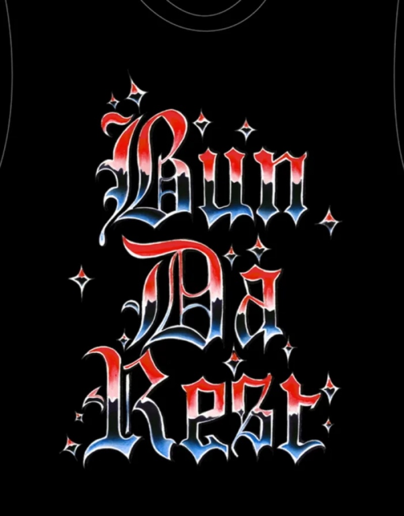 Black Corteiz Bun Da Rest Royale T-shirts | 7624OLNRM