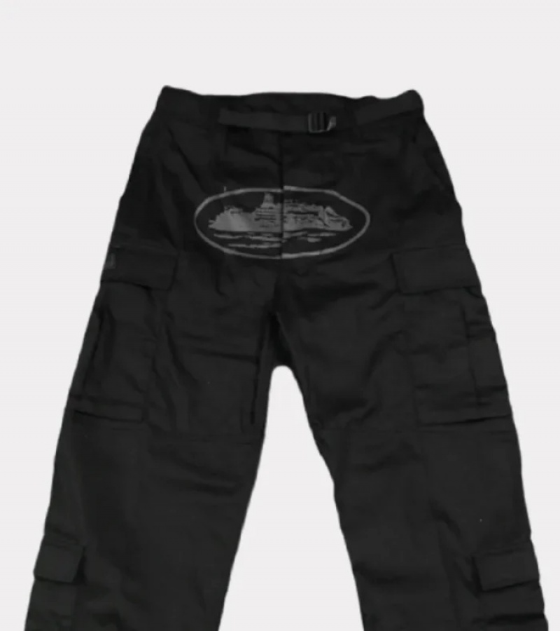 Black Corteiz Guerillazs Triple Cargos | 2789ZTRYU
