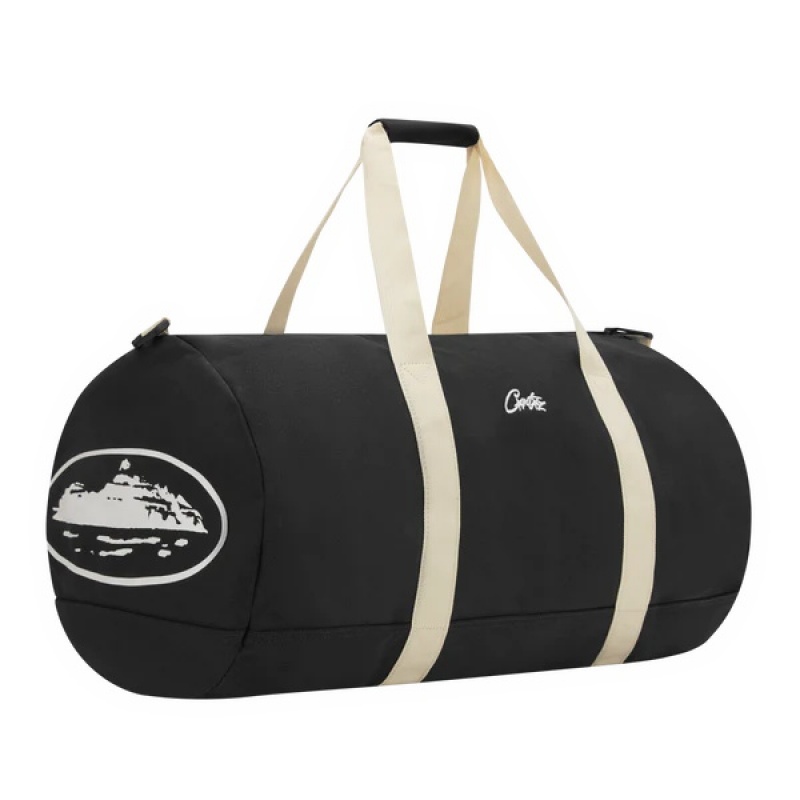Black Corteiz Hmp Duffle Bags | 5741OKHYA