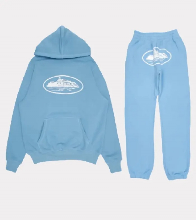 Blue Corteiz Crtz Tracksuits | 0594YIHJX