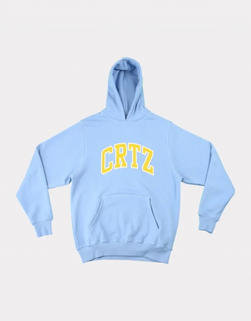 Blue Corteiz Dropout Baby Hoodie | 3189JWMQU