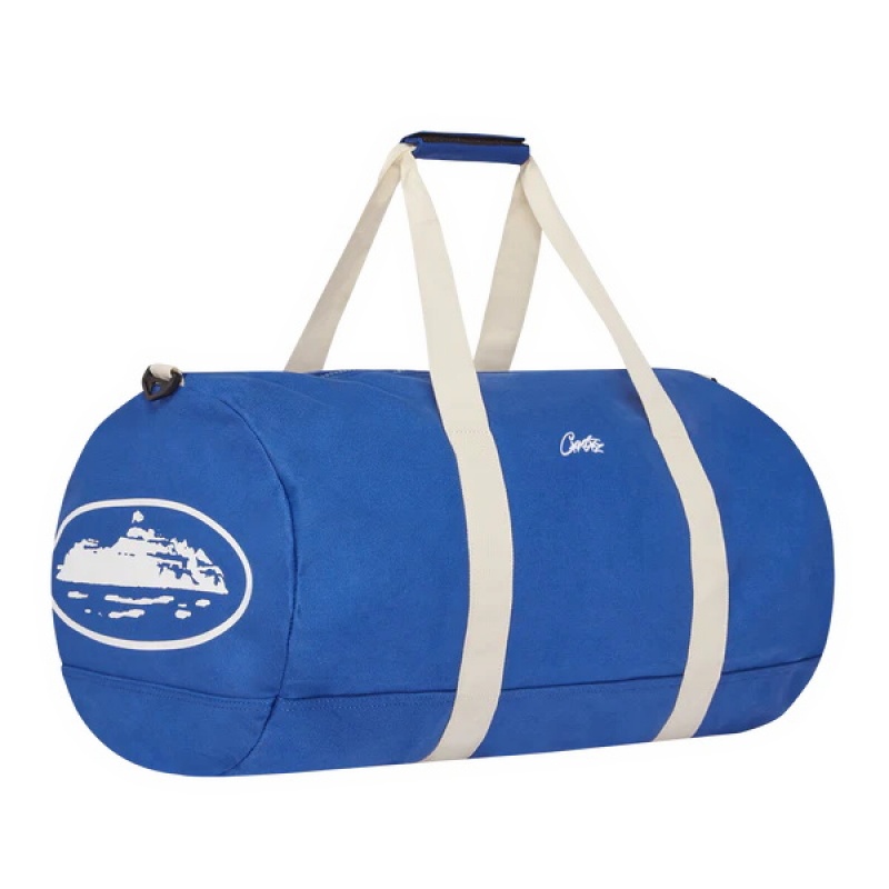 Blue Corteiz Hmp Duffle Bags | 7692AOSFI