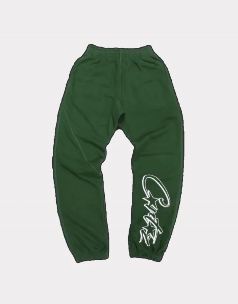 Green Corteiz Dropout Joggers | 7465WLNFX