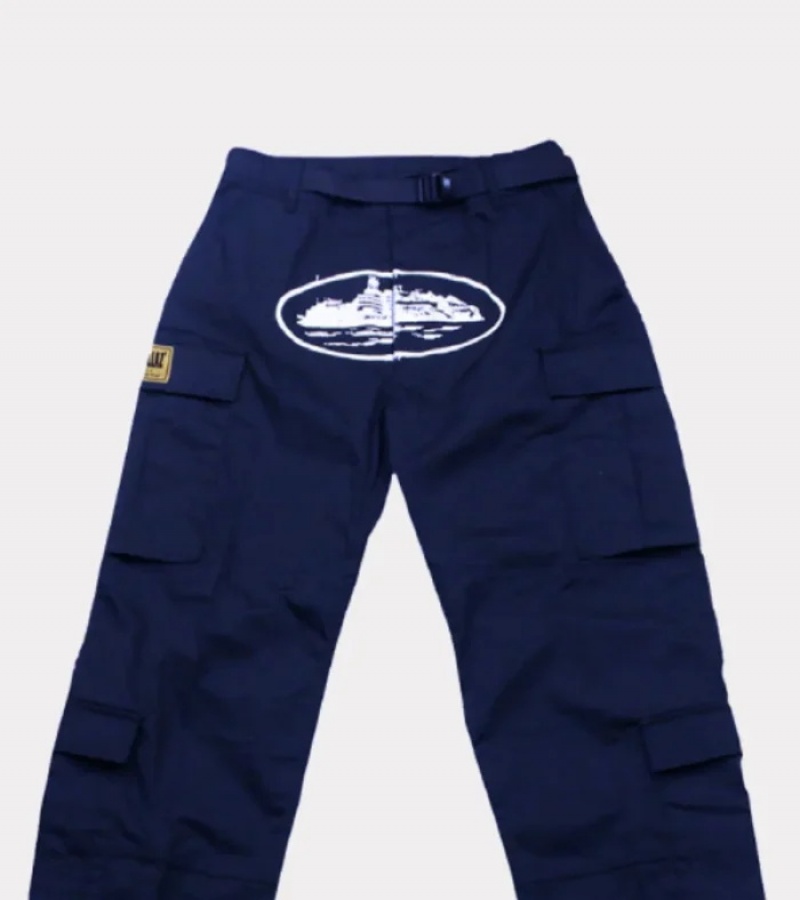 Navy Corteiz Guerillaz* Cargos | 3028OFEWD
