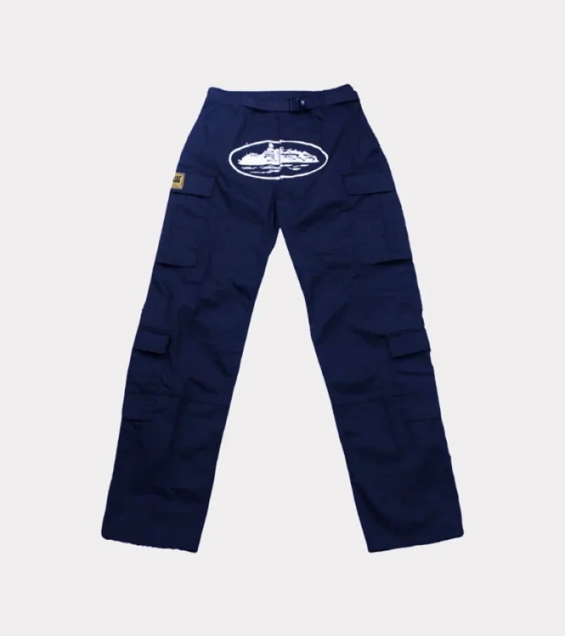 Navy Corteiz Guerillaz* Cargos | 3028OFEWD