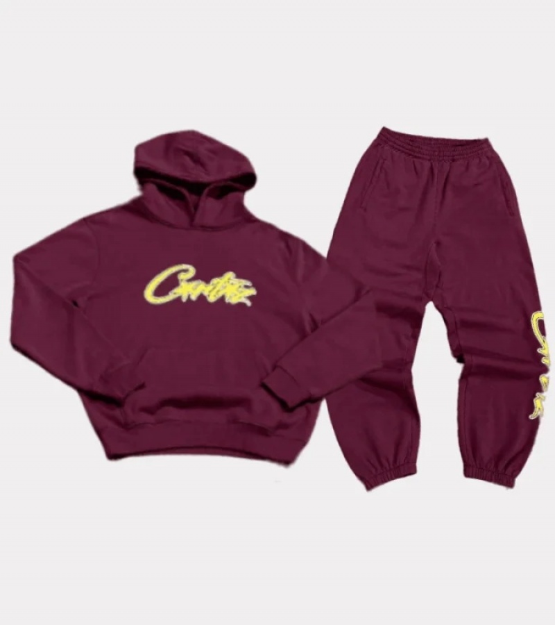 Red Corteiz Crtz Tracksuits | 6140WVSRY