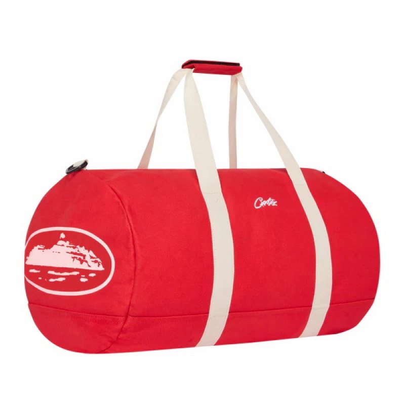 Red Corteiz Hmp Duffle Bags | 9306SWILZ