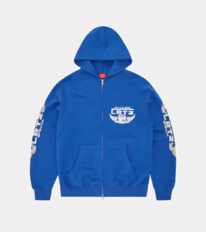 Royal / Blue Corteiz Gasolina Tracksuits | 6792XDTHA