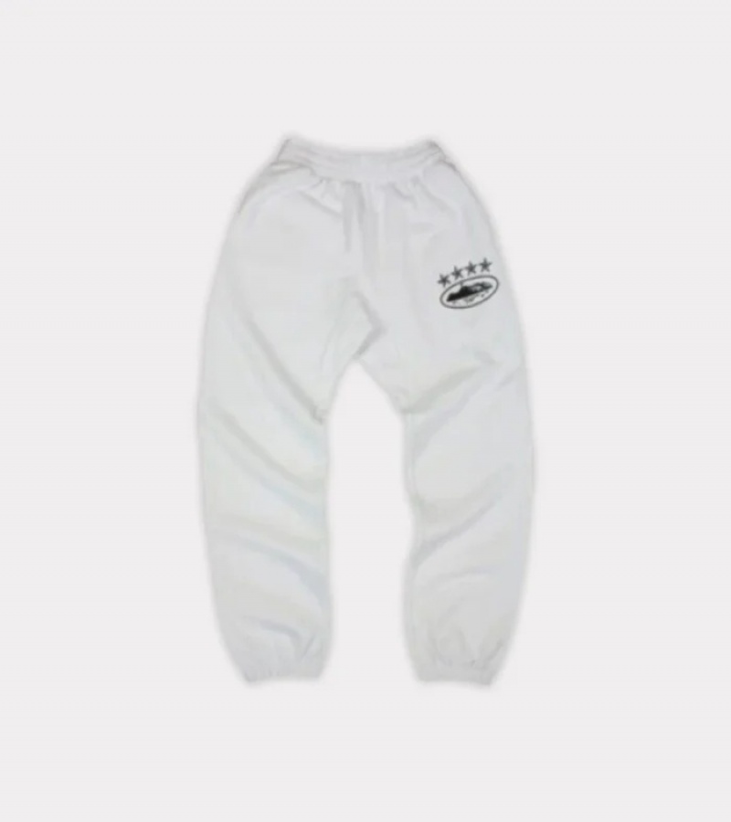White Corteiz Crtz Tracksuits | 7209DTIRK