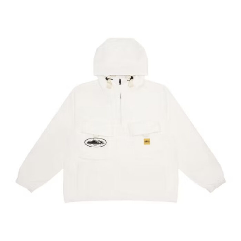 White Corteiz Storm Jackets | 1370NDHFR